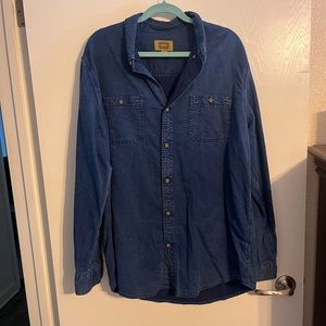 The Foundry Supply Co. Denim Buttom Down LT